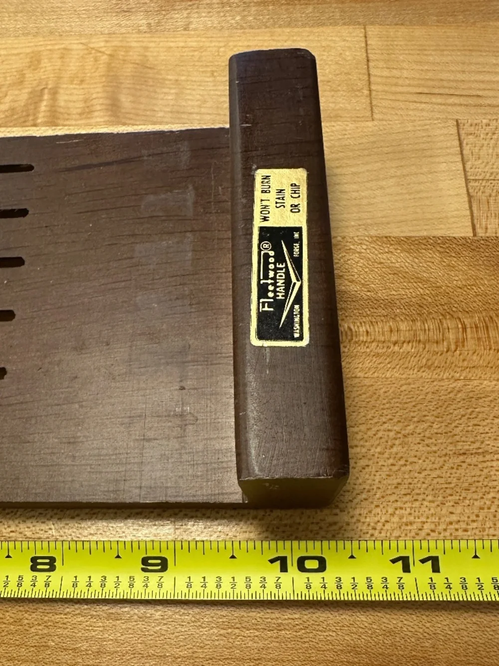 Vintage Forgecraft by Washington Forge set of (6) steak knives w/slotted holder
